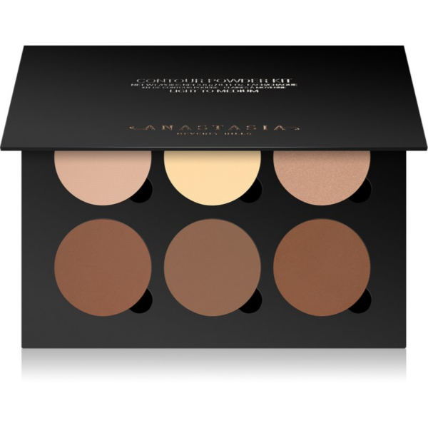 Anastasia Beverly Hills Contour Kit Púderes highlight és kontúr paletta árnyalat Light to Medium 6x3 g-Ár