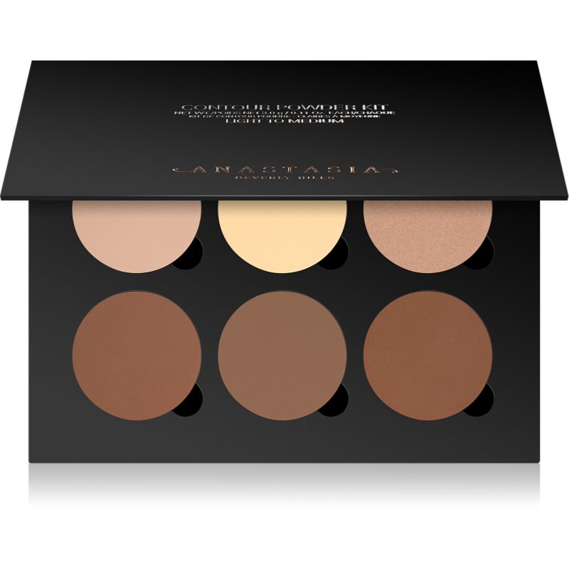 Anastasia Beverly Hills Contour Kit Púderes highlight és kontúr paletta árnyalat Light to Medium 6x3 g-Ár