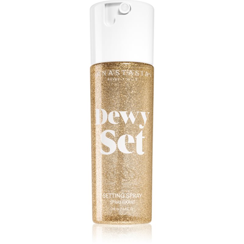 Anastasia Beverly Hills Dewy Set Setting Spray élénkítő permet az arcra illattal Coconut & Vanilla 100 ml-Ár