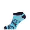 Ankle socks PALEROS - navy blue/turquoise
