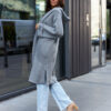 Anthracite cardigan By o la la cxp1128.anthracite