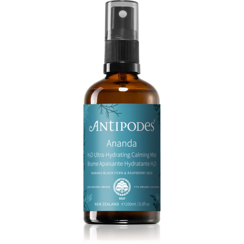 Antipodes Ananda H₂O Ultra-Hydrating Calming Mist antioxidáló tonik spray -ben 100 ml-Ár