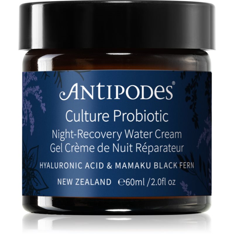 Antipodes Culture Probiotic Night Recovery Water Cream intenzív revitalizáló hidratáló arckrém probiotikumokkal 60 ml-Ár