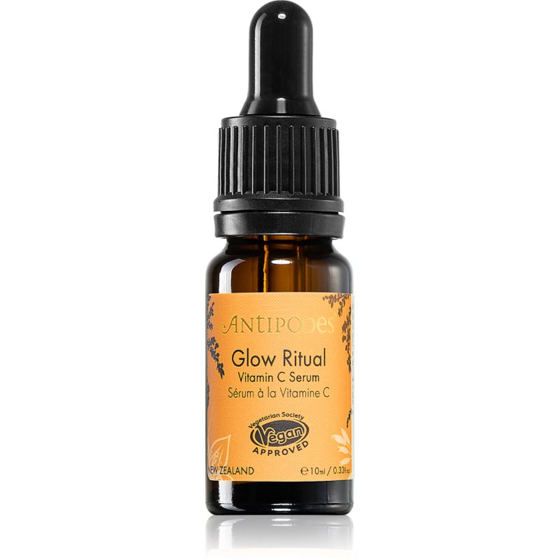 Antipodes Glow Vitamin C élénkítő szérum a bőröregedés első jeleinek eltüntetésére 10 ml-Ár