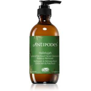 Antipodes Hallelujah Lime & Patchouli arctisztító és szemfestéklemosó gél az arcra 200 ml-Ár