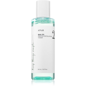 Anua BHA 2% Gentle Exfoliating Toner gyengéd bőrhámlasztó tonik problémás és pattanásos bőrre 150 ml