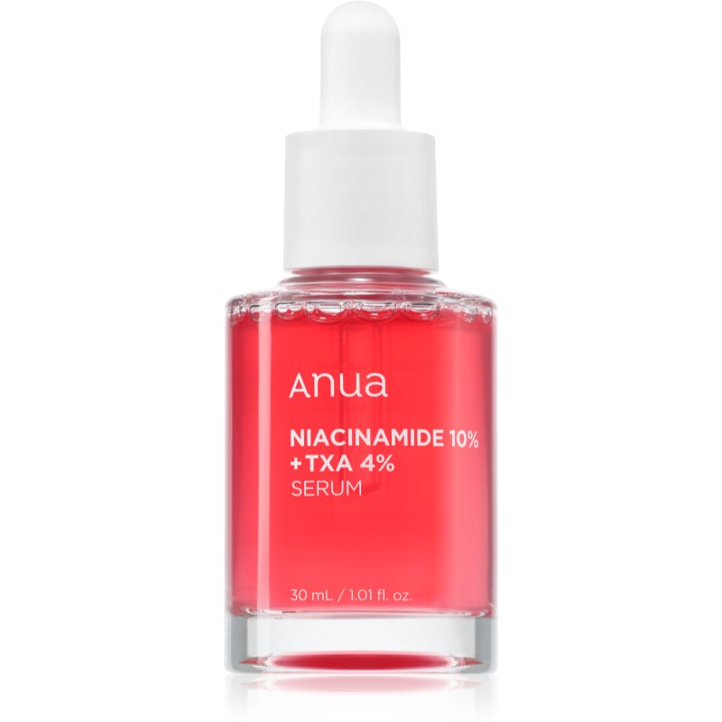 Anua Niacinamide 10% + TXA 4% Dark Spot Correcting Serum élénkítő szérum egységesíti a bőrszín tónusait 30 ml