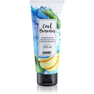 Anwen Cool Bananas színező pakolás a barna és sötét árnyalatú hajra 200 ml-Ár