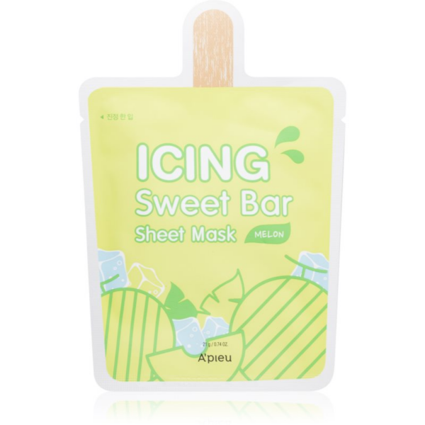 A’pieu Icing Sweet Bar Mask Melon nyugtató hatású gézmaszk 21 g-Ár