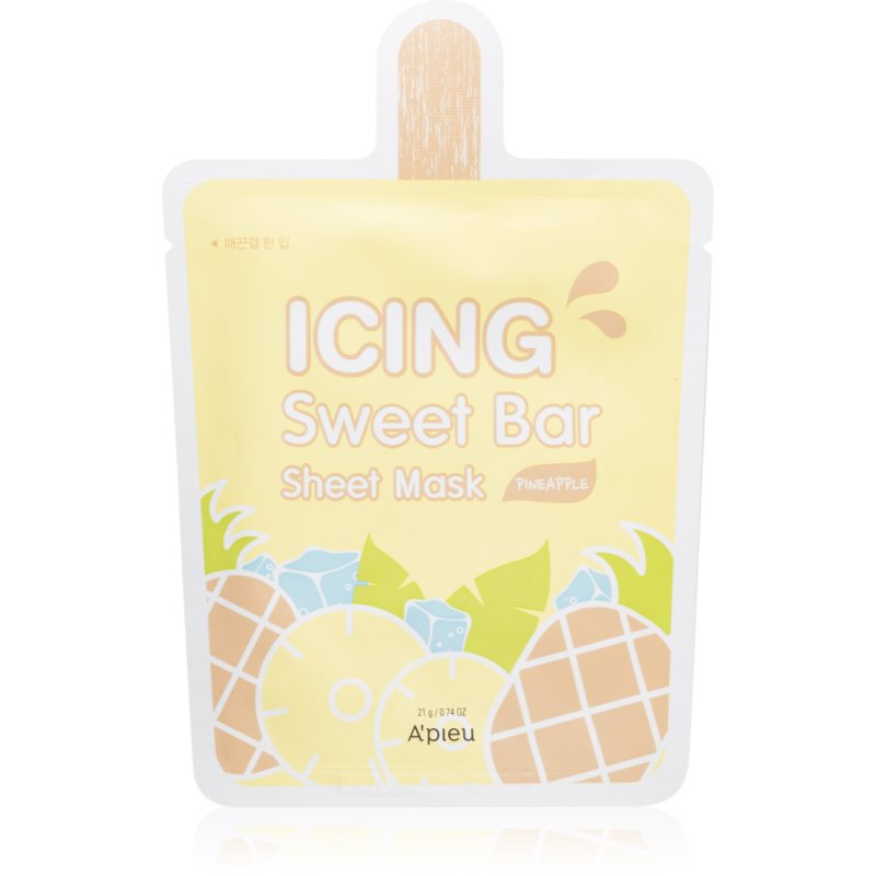 A’pieu Icing Sweet Bar Mask Pineapple bőrfrissítő arcmaszk 21 g-Ár