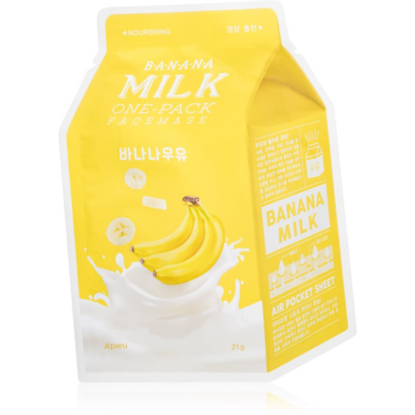 A’pieu One-Pack Milk Mask Banana tápláló gézmaszk 21 ml-Ár