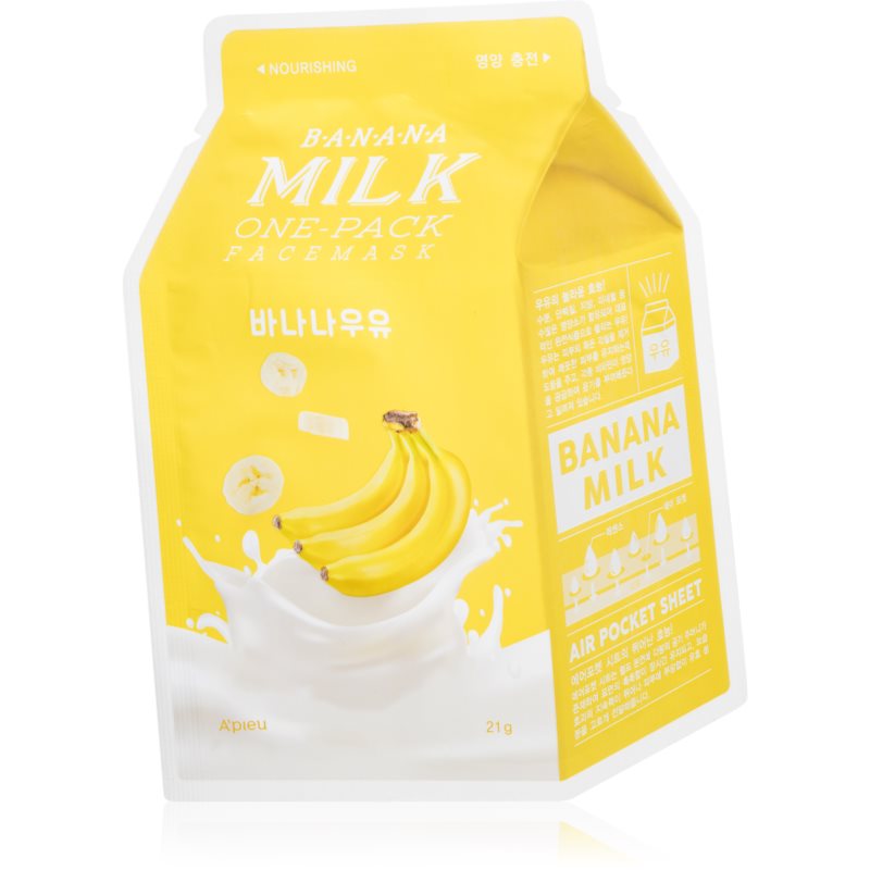 A’pieu One-Pack Milk Mask Banana tápláló gézmaszk 21 ml-Ár