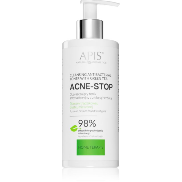 Apis Natural Cosmetics Acne-Stop Home TerApis nyugtató tisztító tonik zsíros és problémás bőrre 300 ml-Ár