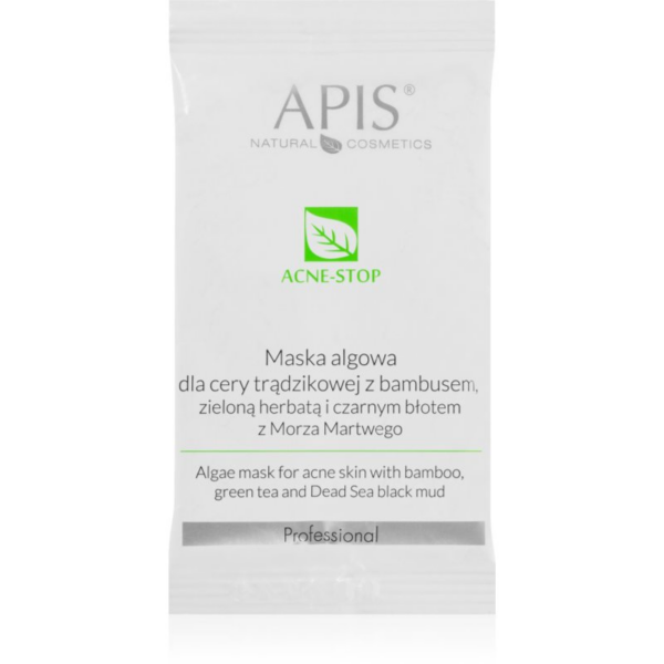 Apis Natural Cosmetics Acne-Stop Professional tisztító és lágyító maszk az aknéra hajlamos zsíros bőrre 20 g-Ár