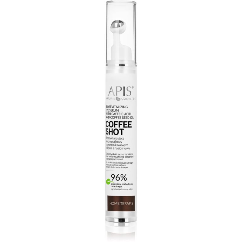 Apis Natural Cosmetics Coffee Shot élénkítő szemszérum kávé kivonattal 10 ml-ár