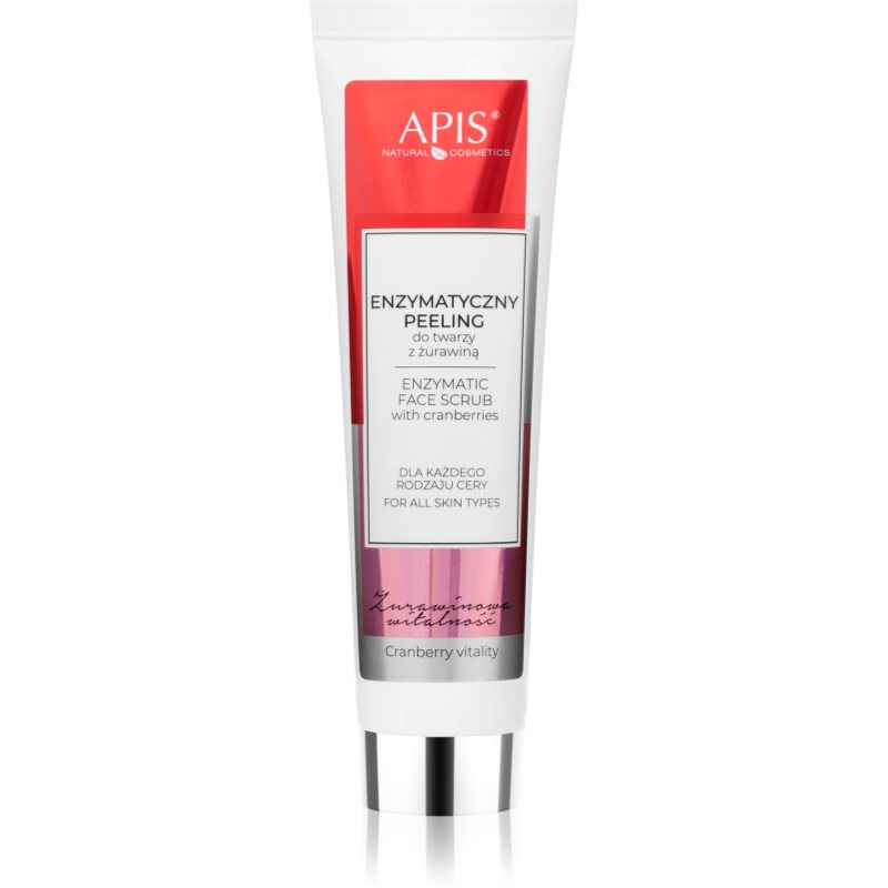 Apis Natural Cosmetics Cranberry Vitality gyengéd enzimatikus peeling 100 ml-Ár