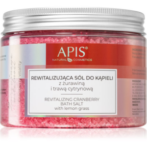 Apis Natural Cosmetics Cranberry Vitality relaxáló fürdősó holt-tenger ásványaival 650 g-Ár