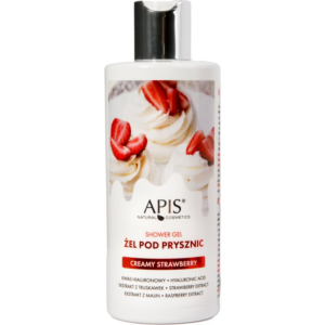 Apis Natural Cosmetics Creamy Strawberry hidratáló tusoló gél 300 ml-Ár