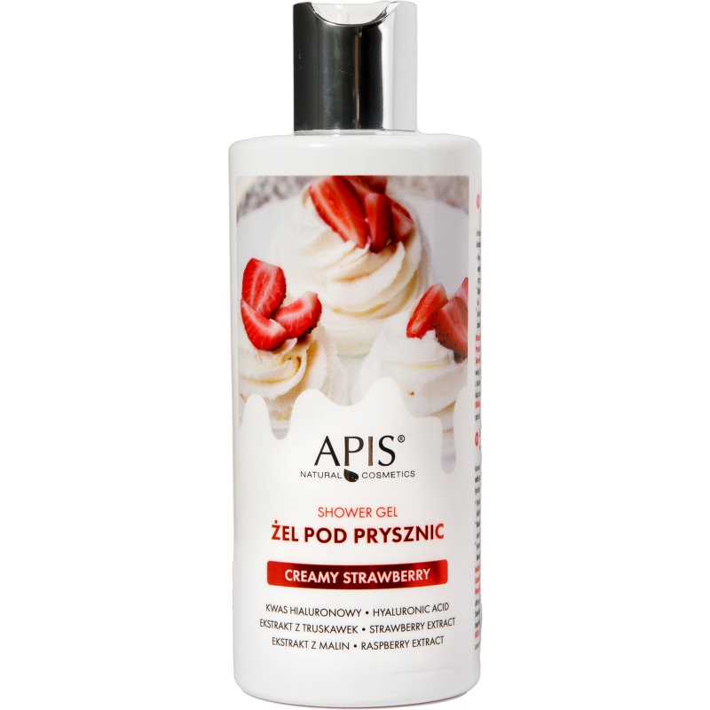 Apis Natural Cosmetics Creamy Strawberry hidratáló tusoló gél 300 ml-Ár