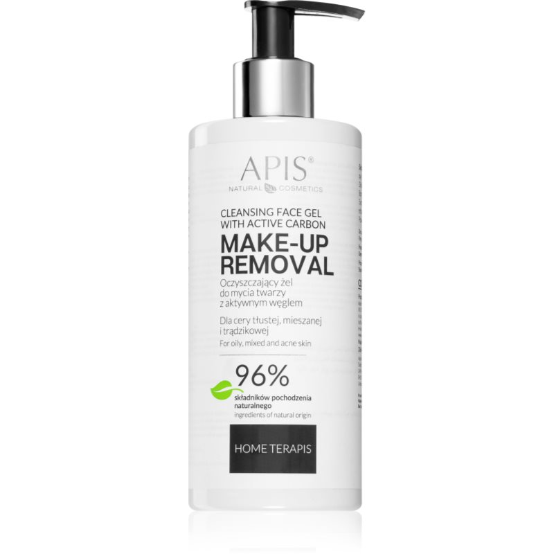 Apis Natural Cosmetics Home TerApis tisztító gél faszénnel zsíros és problémás bőrre 300 ml-Ár