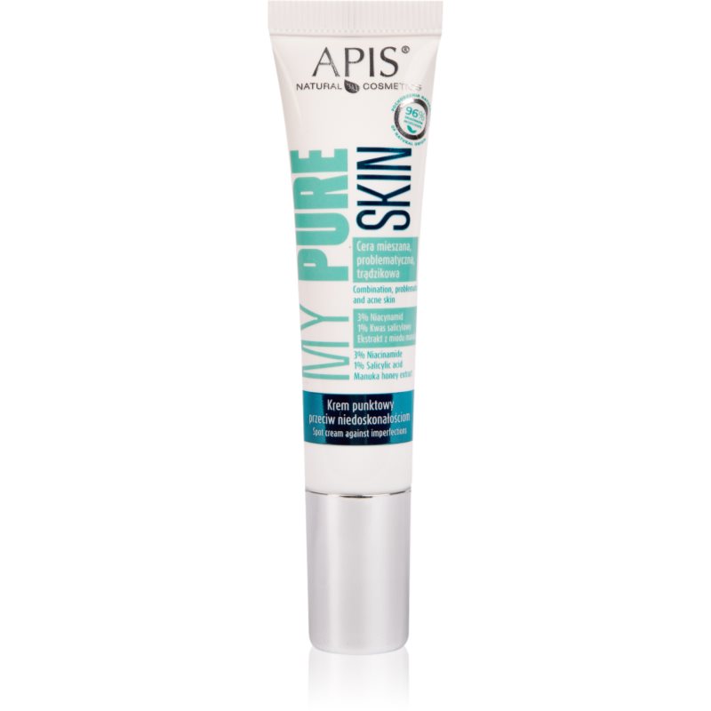 Apis Natural Cosmetics My Pure Skin helyi ápolás pattanásos bőrre 15 ml-ár