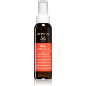 Apivita Bee Sun Safe Hair Oil hidratáló olaj nap által károsult haj 100 ml-Ár