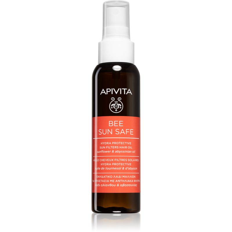 Apivita Bee Sun Safe Hair Oil hidratáló olaj nap által károsult haj 100 ml-Ár
