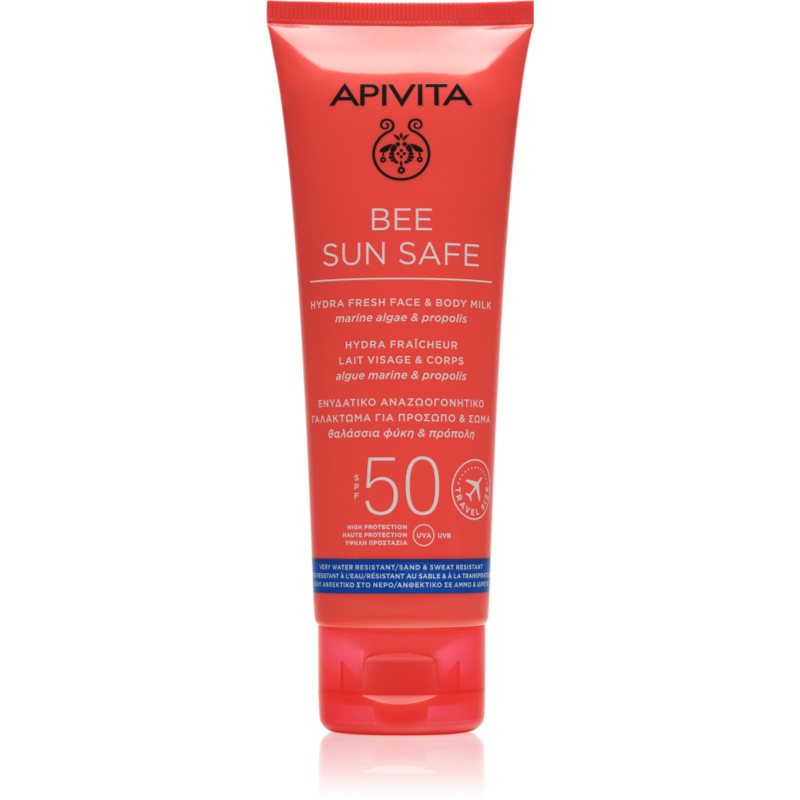 Apivita Bee Sun Safe Hydra Fresh Milk SPF50 naptej arca és testre SPF 50 100 ml-Ár