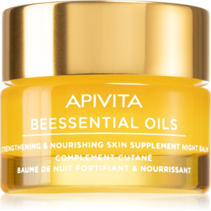 Apivita Beessential Oils Strengthening & Nourishing Night Balm éjszakai bőrbalzsam a táplálásért és hidratálásért 15 ml-Ár