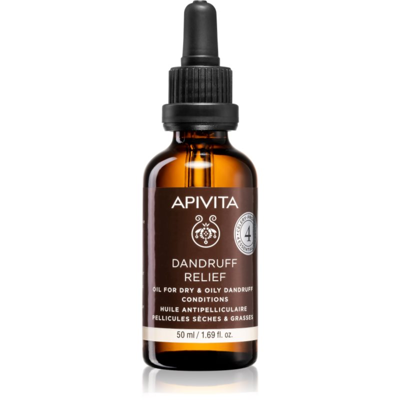 Apivita Dandruff Relief Oil a fejbőr ápolására zsíros korpa ellen 50 ml-Eredeti