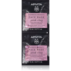 Apivita Express Beauty Cleansing Face Mask Pink Clay tisztító maszk az arcra 2x8 ml-Ár
