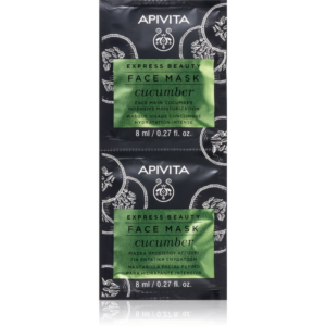 Apivita Express Beauty Moisturizing Face Mask Cucumber intenzíven hidratáló maszk 2x8 ml-Ár