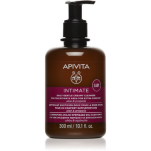 Apivita Intimate Lady Creamy Cleanser gyengéd gél az intim higiéniához mindennapi használatra 300 ml-Ár