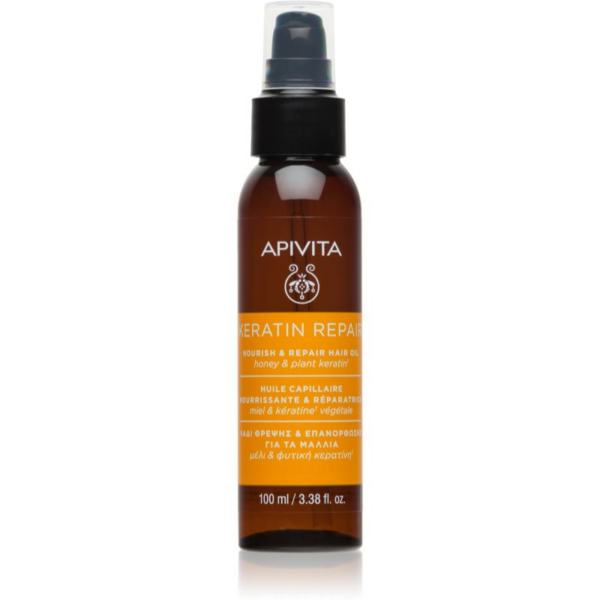 Apivita Keratin Repair Nourish Repair Hair Oil hajolaj száraz és sérült hajra 100 ml-Ár