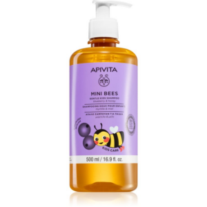Apivita Mini Bees Gentle Kids Shampoo Blueberry & Honey sampon világos hajra gyermekeknek 500 ml-Ár