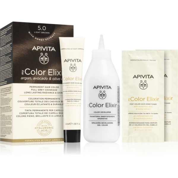 Apivita My Color Elixir hajfesték ammónia nélkül árnyalat 5.0 Light Brown 1 db-Ár
