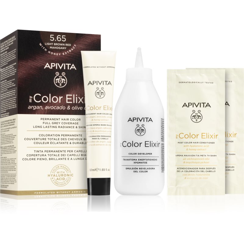 Apivita My Color Elixir hajfesték ammónia nélkül árnyalat 5.65 Light Brown Red Mahogany 1 db-Ár