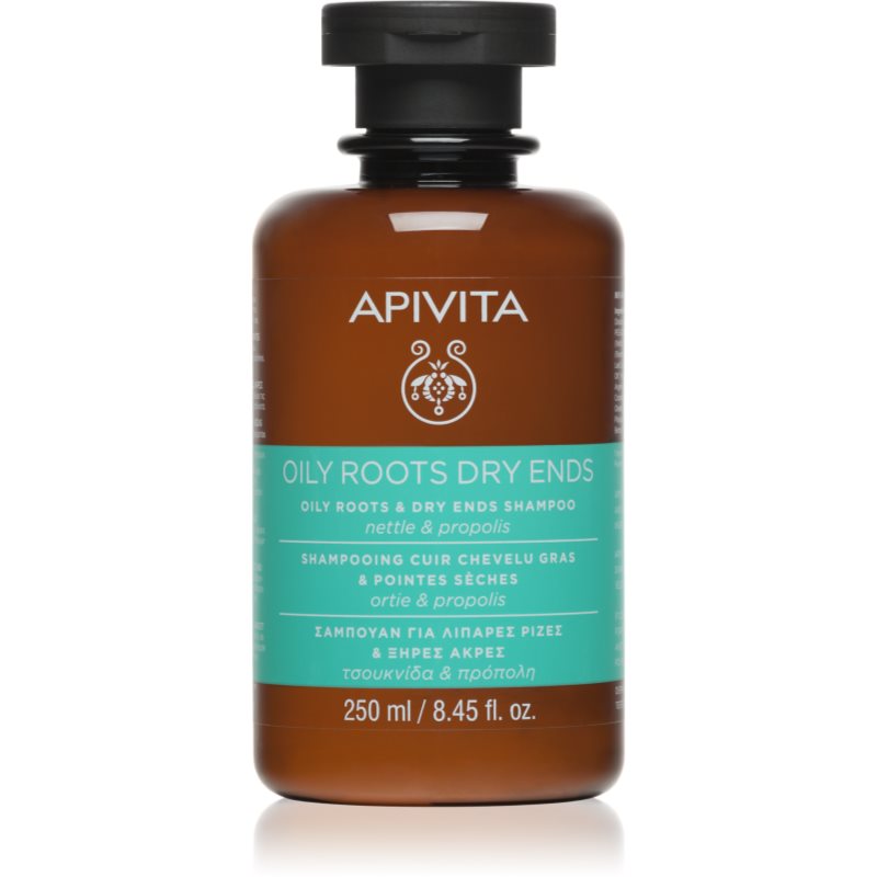Apivita Oily Roots & Dry Ends Shampoo sampon zsíros fejbőrre és száraz hajvégekre 250 ml-Ár