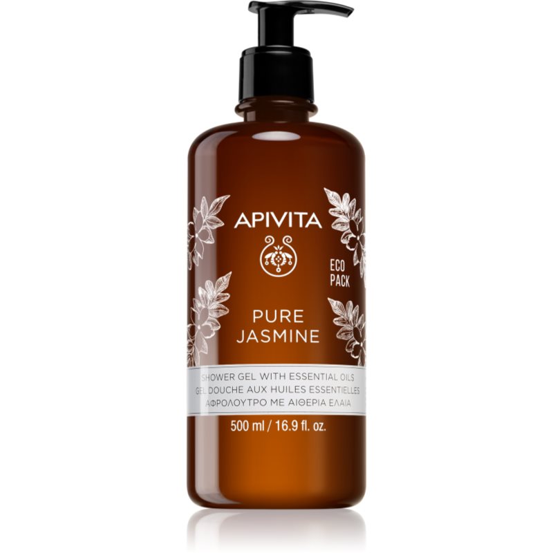 Apivita Pure Jasmine Shower Gel hidratáló tusoló gél esszenciális olajokkal 500 ml-Ár