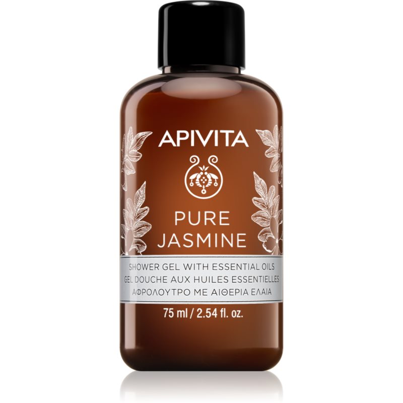 Apivita Pure Jasmine Shower Gel hidratáló tusoló gél esszenciális olajokkal 75 ml-Ár