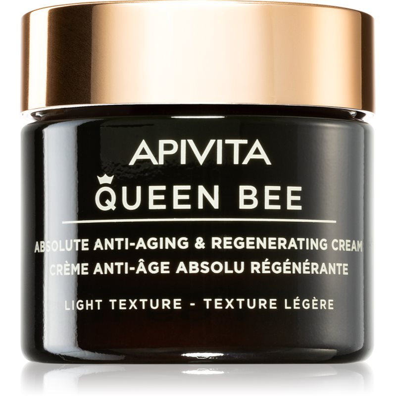 Apivita Queen Bee Cream Light könnyed regeneráló krém a bőröregedés ellen 50 ml-Ár