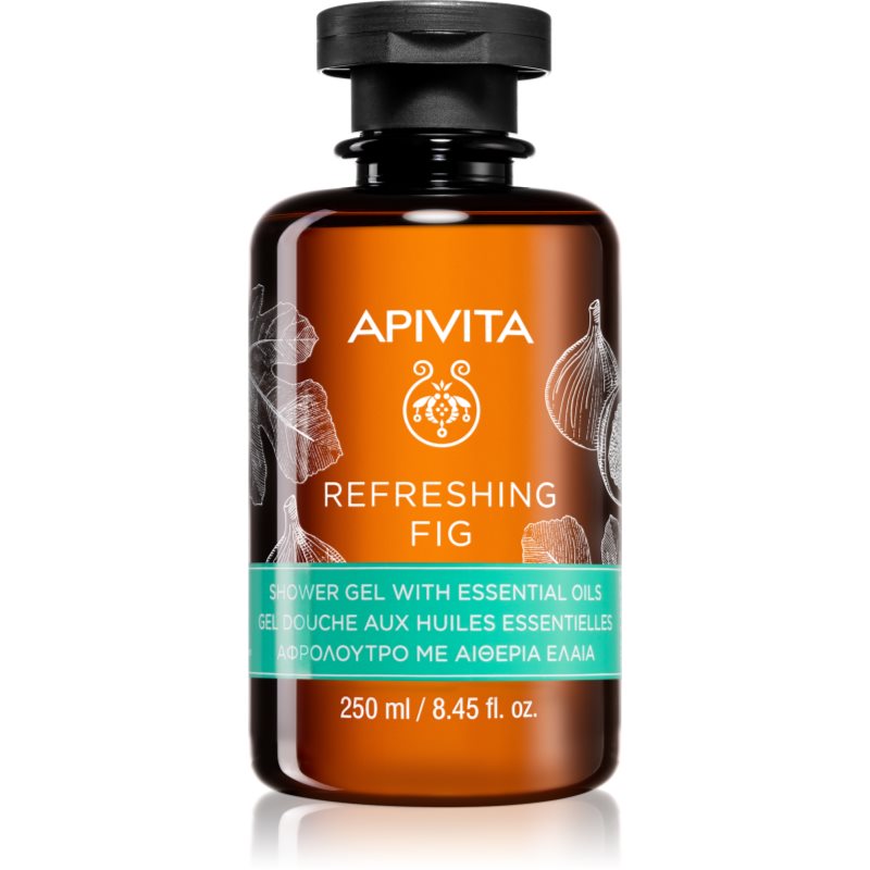 Apivita Refreshing Fig Shower Gel felfrissítő tusfürdő gél esszenciális olajokkal 250 ml-Ár