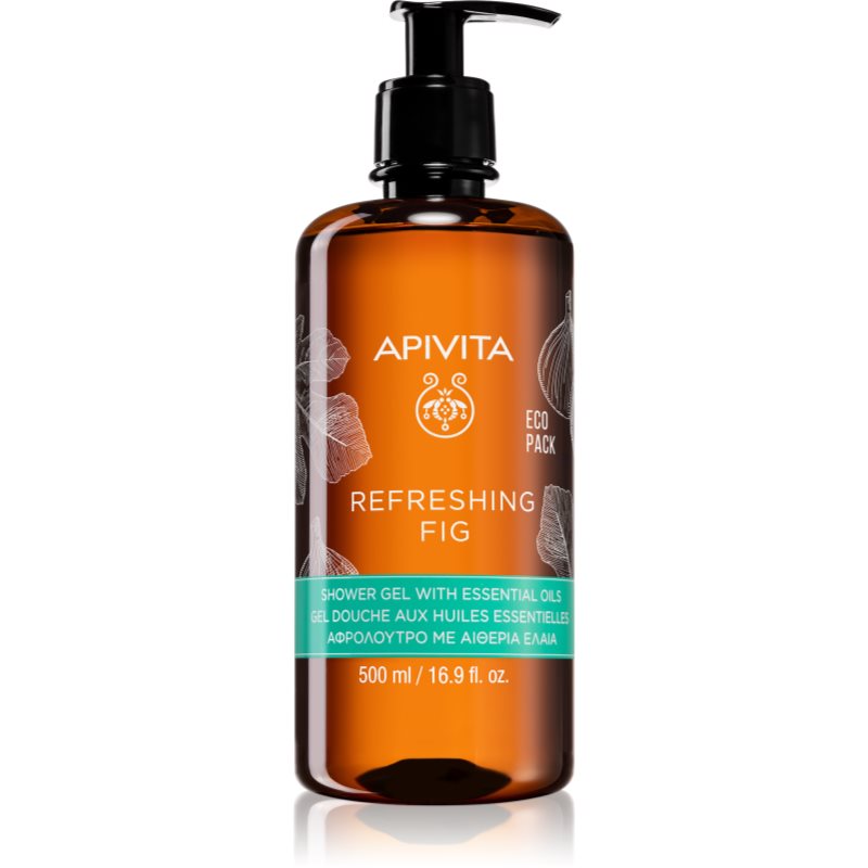 Apivita Refreshing Fig Shower Gel felfrissítő tusfürdő gél esszenciális olajokkal 500 ml-Ár