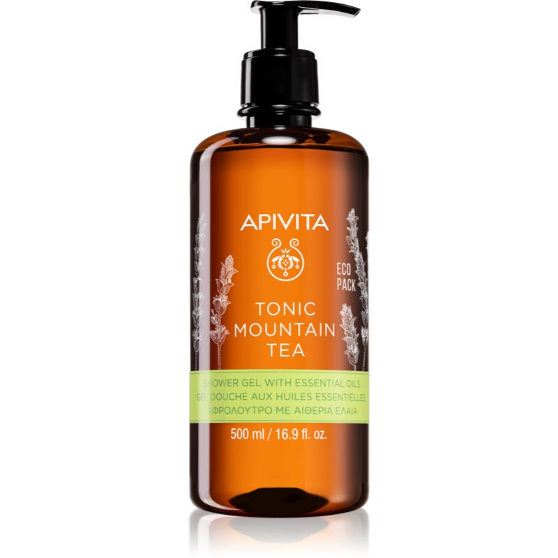 Apivita Tonic Mountain Tea Tonifying Shower Gel tonizáló tusfürdő gél 500 ml-Ár