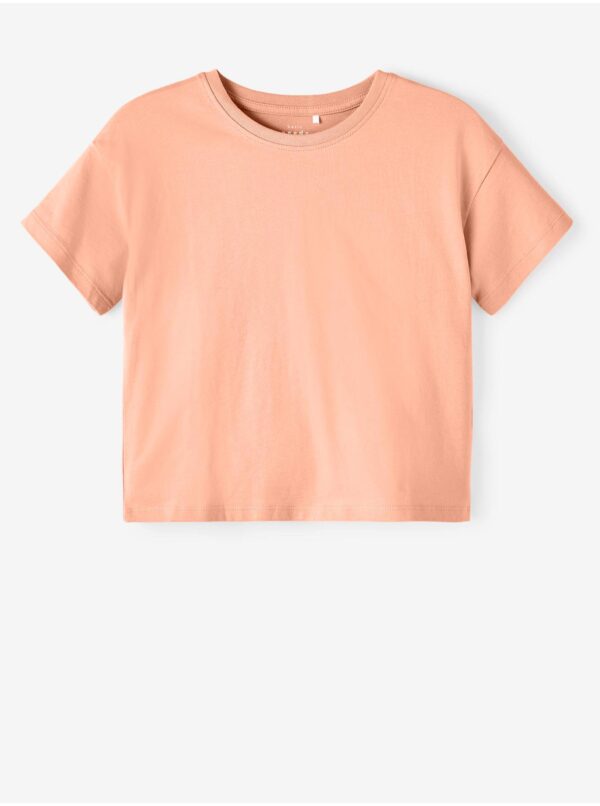 Apricot Girly Basic T-Shirt name it Vita - Girls