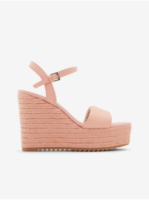 Apricot women's leather wedge sandals ALDO Jeigh - Women's