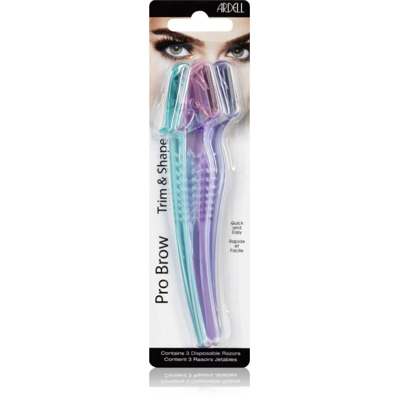 Ardell Brow Trim and Shape borotva szemöldökre 3 db-Eredeti