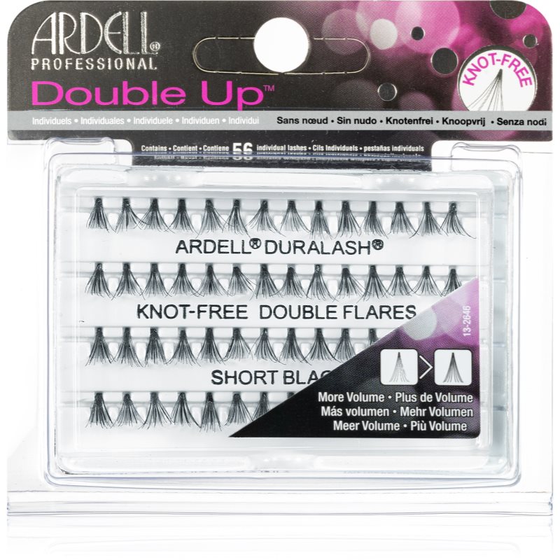 Ardell Double Up Csomómentes elválasztott szempillák méret Short Black-Eredeti