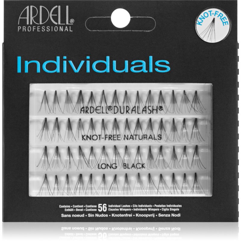 Ardell Individuals Csomómentes elválasztott szempillák Long Black 56 db-Eredeti
