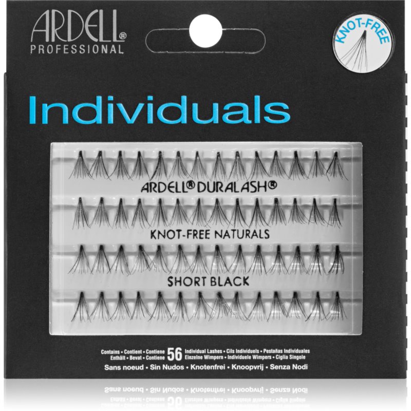 Ardell Individuals Csomómentes elválasztott szempillák Short Black 56 db-Eredeti